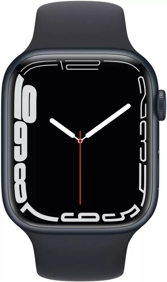 Смарт-часы Apple Watch Series 7 GPS + Cellular 45 мм, Aluminium Case, темная ночь